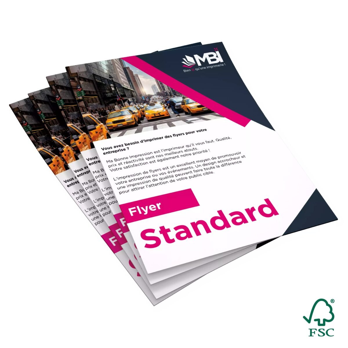 Flyer publicitaire professionnel conçu pour promouvoir une entreprise, un événement ou un produit de manière efficace et visuelle.